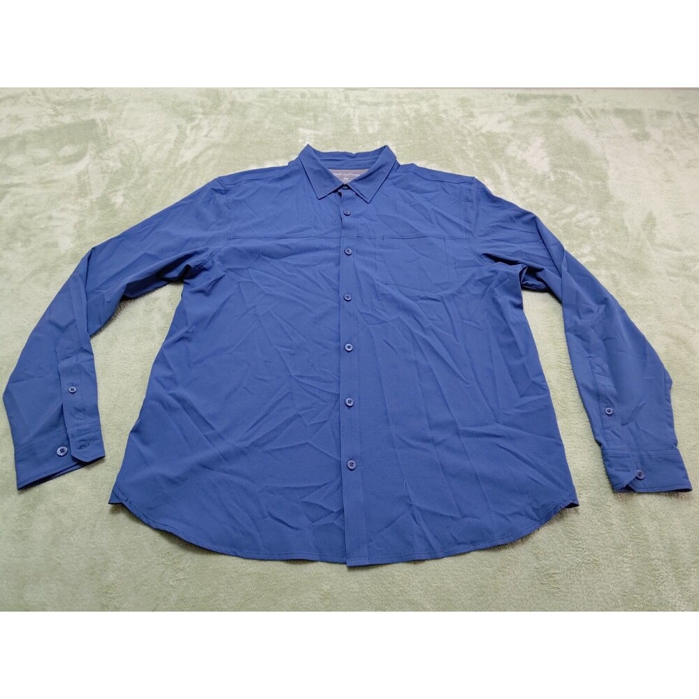 Great Northwest Clothing Company Men XXL Long Sleeve Blue Button Up